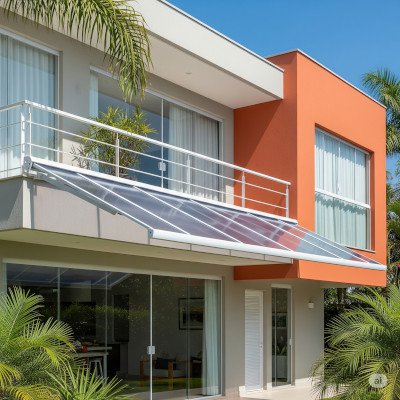 Toldo Retrátil em Policarbonato